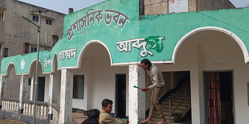 উপাধ্যক্ষ আব্দুস শহীদ কলেজের প্রশাসনিক ভবন। ছবি: প্রতিনিধি