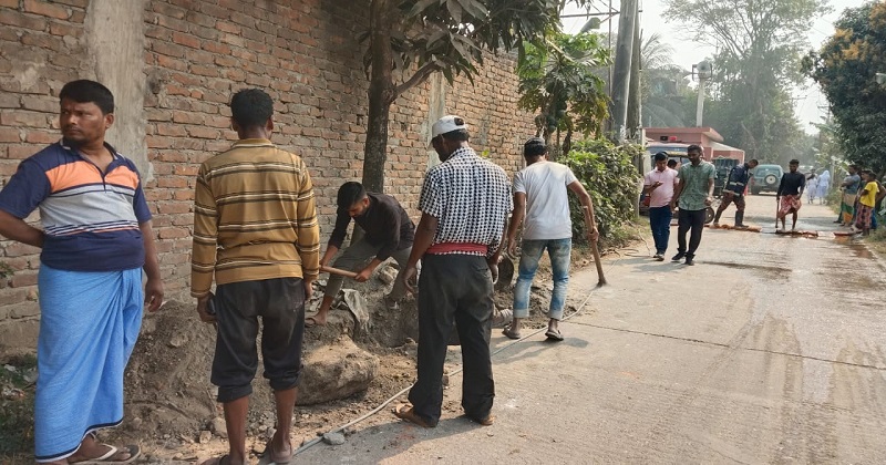 সোনারগাঁয়ে চুনা কারখানার অবৈধ গ্যাস সংযোগ বিছিন্ন 