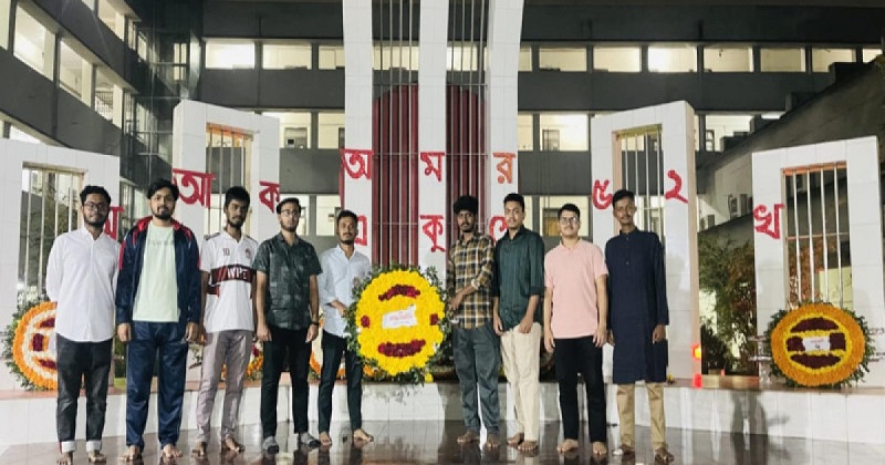 ভাষা শহিদদের প্রতি বুটেক্স সাংবাদিক সমিতির শ্রদ্ধা