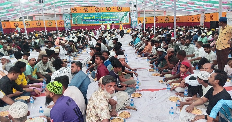 গাজীপুর বিএনপির মাসব্যপী গণইফতার। ছবি: প্রতিনিধি