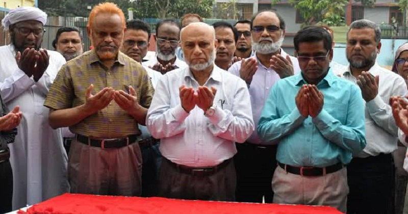 কৃ‌ষিকন‌্যা হলের সম্প্রসারণ কা‌জের ভি‌ত্তিপ্রস্তর স্থাপন। ছবি: প্রতিনিধি