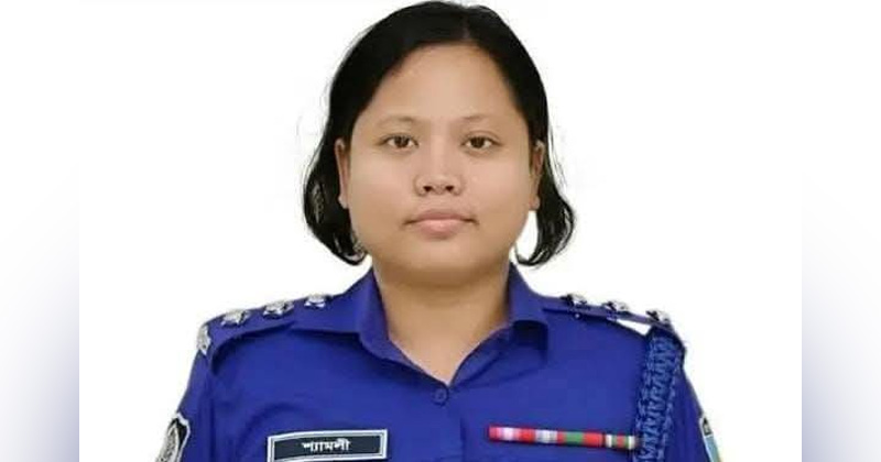 অভিযুক্ত এএসপি শ্যামলী রানী বর্মন। ছবি : প্রতিনিধি