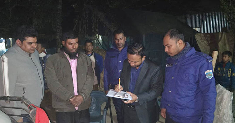 নির্বাচনী আচরণবিধি লঙ্ঘনের দায়ে ভ্রাম্যমাণ আদালতে শ্রমিক দল নেতাকে জরিমানা।
