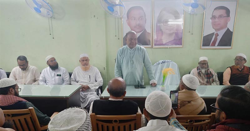 পত্নীতলায় আলেম ওলামাদের  সঙ্গে বিএনপি প্রার্থী সামসুজ্জোহার মতবিনিময়