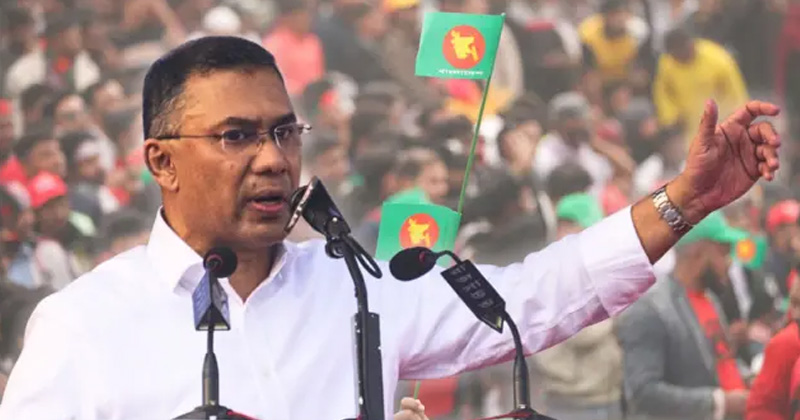 বিএনপির চেয়ারম্যান তারেক রহমান