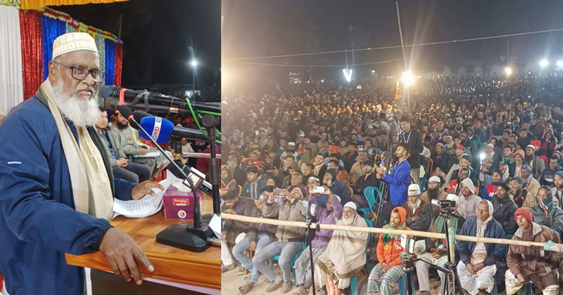 দিনাজপুর-৪ আসনে ১১ দলীয় জোটের নির্বাচনি জনসভা ও গণমিছিল