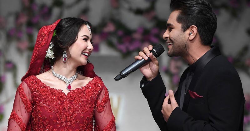 ছবি: অভিনেত্রী হানিয়া আমির ও গায়ক আসিম আজহার