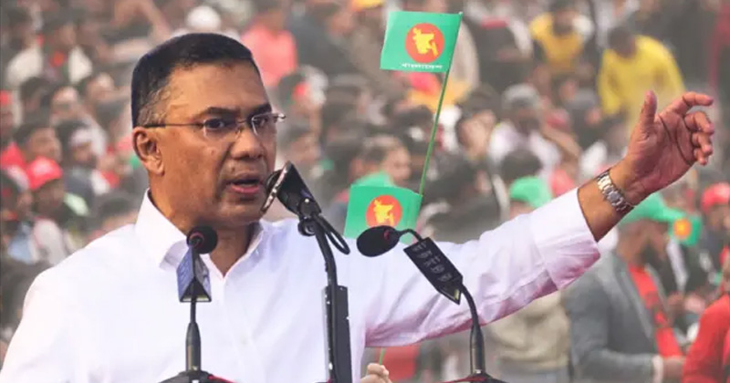 বিএনপি চেয়ারম্যান তারেক রহমান