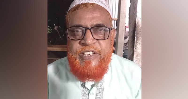 মাদরাসা সুপার মাওলানা হাফিজুর রহমান। ছবি: প্রতিনিধি