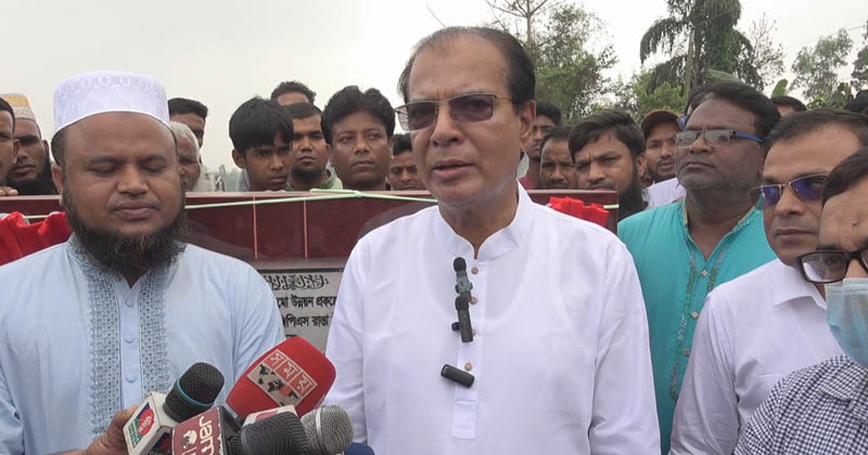 দুর্যোগ ব্যবস্থাপনা ও ত্রাণমন্ত্রী আসাদুল হাবিব দুলু