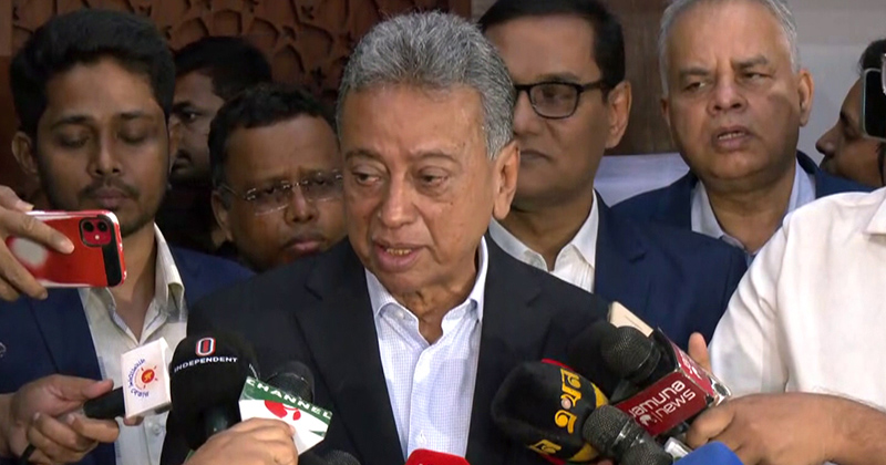 অর্থ ও পরিকল্পনা মন্ত্রী আমীর খসরু মাহমুদ চৌধুরী