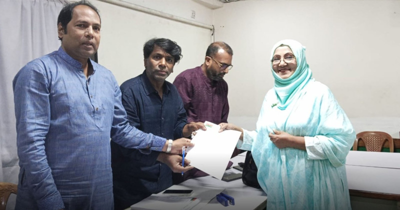 বিএনপির কেন্দ্রীয় কমিটির সদস্য ও সাবেক সংসদ সদস্য বিলকিস ইসলাম। ছবি: প্রতিবেদক