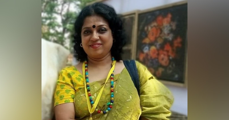 নীলফামারী জেলা মহিলা দলের সভাপতি তাসমিন ফৌজিয়া ওপেল। ছবি: প্রতিবেদক