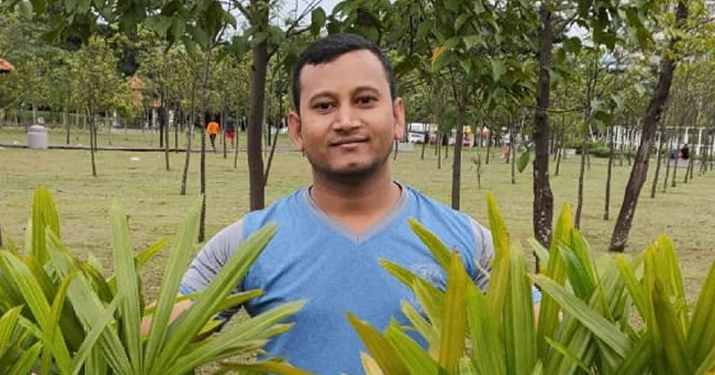নিহত মালয়েশিয়া প্রবাসী গিয়াস হাওলাদার। ছবি: প্রতিনিধি