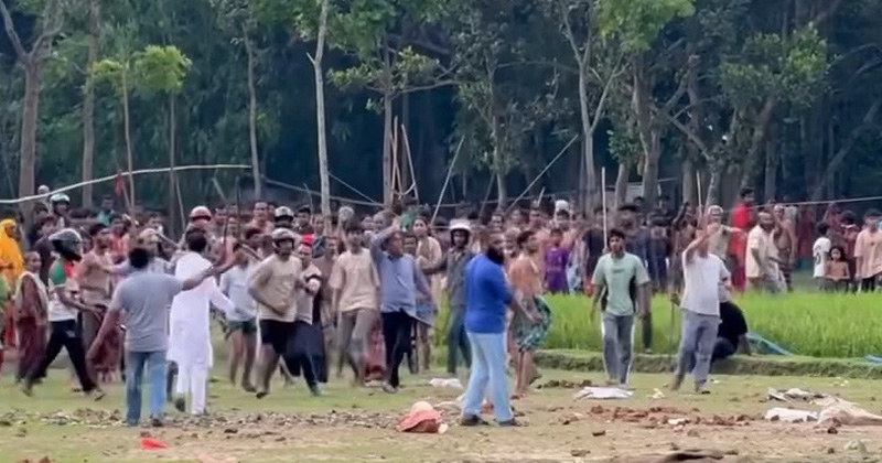পাকুন্দিয়ায় ফুটবল খেলা নিয়ে সংঘর্ষে পুলিশের ওপর হামলা, আটক ১৩