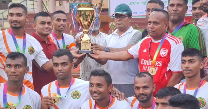ঢাকা রেঞ্জ আন্তঃব্যাটালিয়ন ফুটবল, ভলিবল ও কাবাডি প্রতিযোগিতা অনুষ্ঠিত 