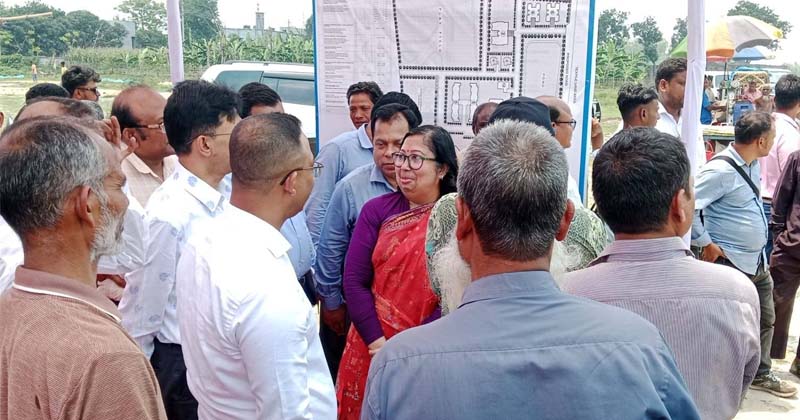 নীলফামারীতে এক হাজার শয্যার হাসপাতাল পরিদর্শনে চীনা প্রতিনিধি দল