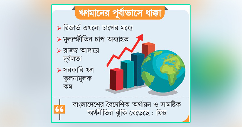 অর্থনীতিতে বাড়ছে ঝুঁকি