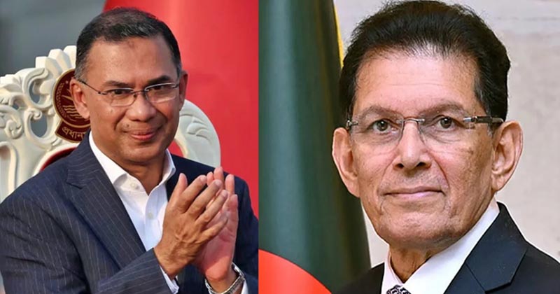 প্রধানমন্ত্রী তারেক রহমান ও পররাষ্ট্রমন্ত্রী খলিলুর রহমান