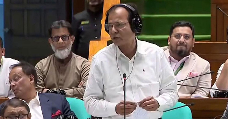 সংসদে ত্রাণমন্ত্রী আসাদুল হাবিব দুলু