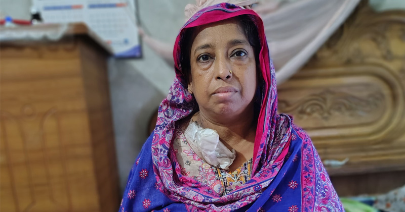 অসুস্থ রোকসানা খাতুন