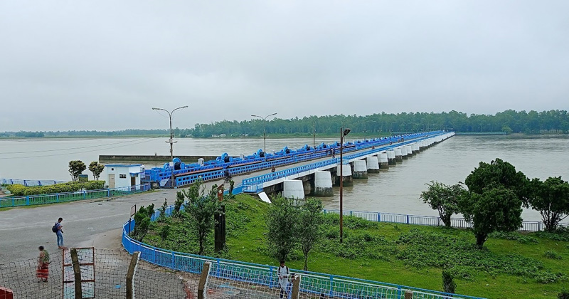 ডালিয়া তিস্তা ব্যারাজ। ছবি: প্রতিবেদক