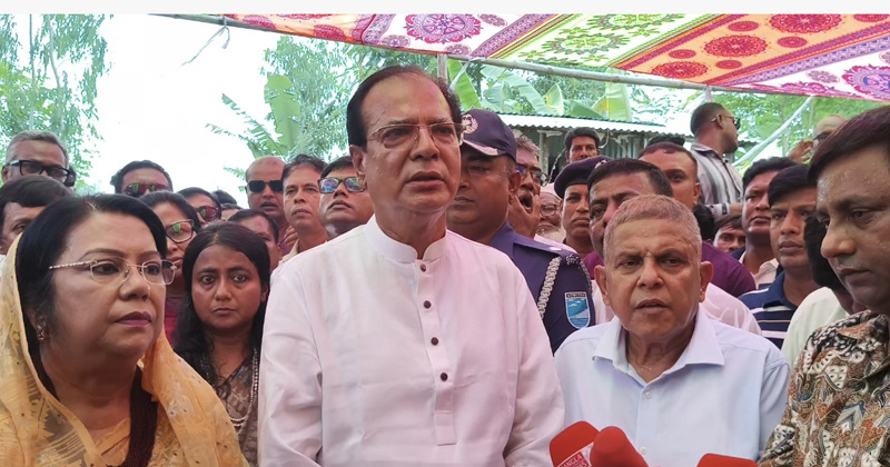দুর্যোগ ব্যবস্থাপনা ও ত্রাণমন্ত্রী আসাদুল হাবিব দুলু। ছবি : খোলা কাগজ