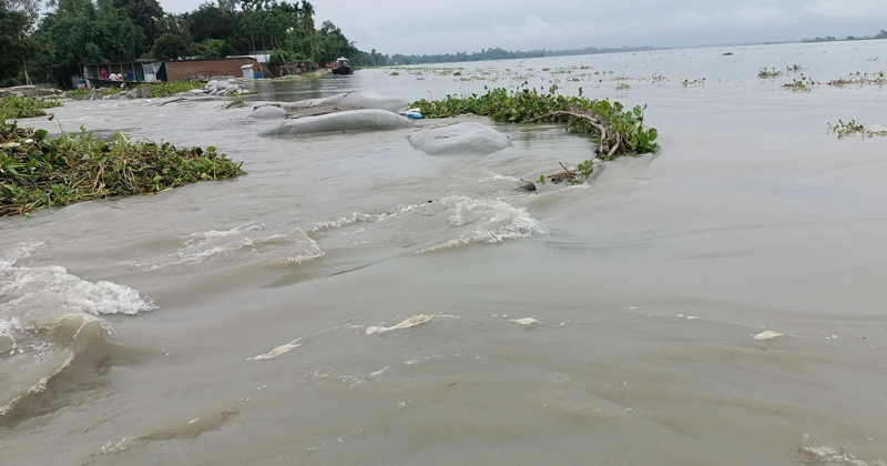 বিপদসীমার ২৩ সেন্টিমিটার ওপরে কুড়িগ্রামে দুধকুমার নদের পানি, নিম্নাঞ্চলে বন্যা