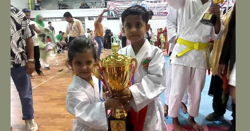 মার্শাল আর্ট ক্লাব কাপে শ্রীমঙ্গলের দুই শিক্ষার্থীর সাফল্য