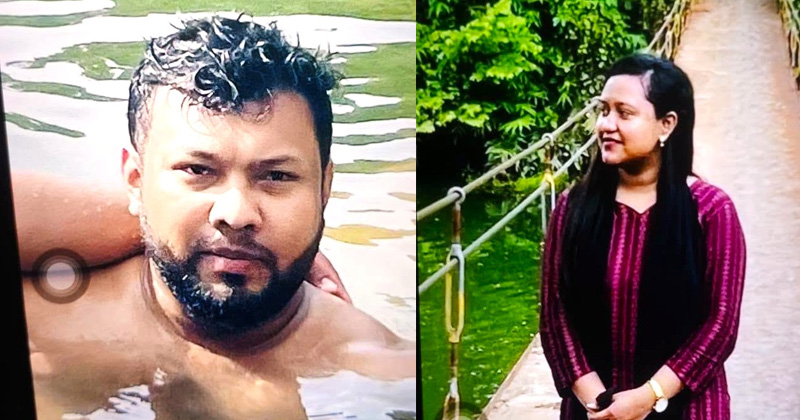 নিহত মো. জামির উদ্দিন (৩২) ও রোকাইয়া আক্তার (৩০)।