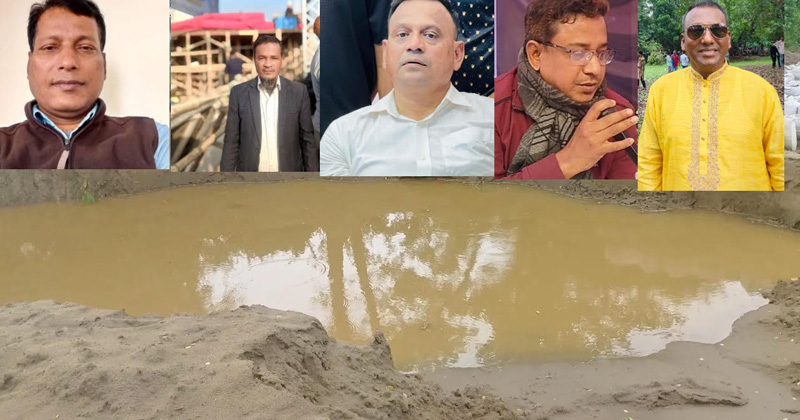সোনাগাজীতে বেড়িবাঁধের লুট হওয়া বালু ২৪ ঘণ্টার মধ্যে ভরাটের আল্টিমেটাম