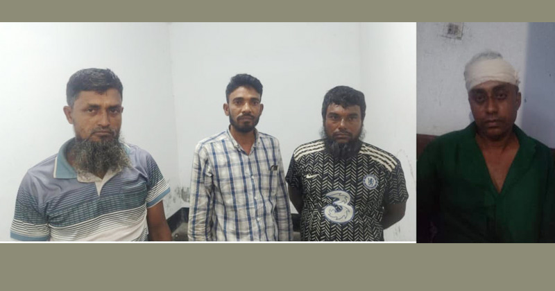 দশমিনায় সরকারি বনের গাছ কাটতে গিয়ে গ্রেপ্তার চার