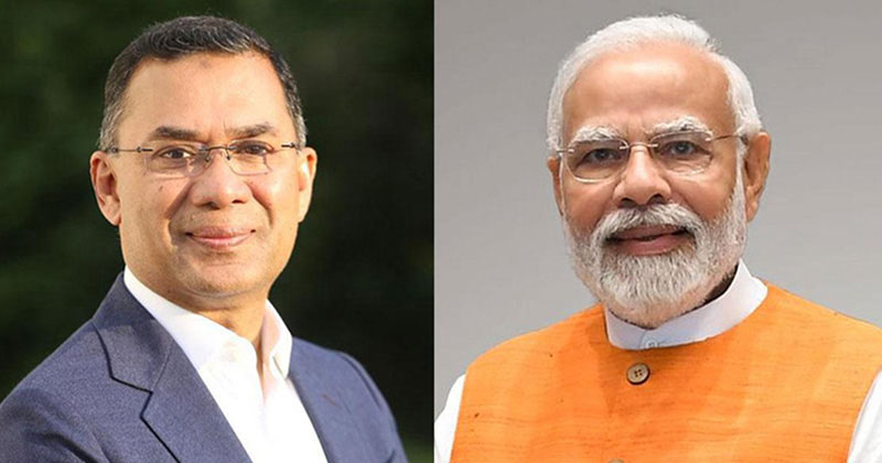 তারেক রহমান ও নরেন্দ্র মোদি