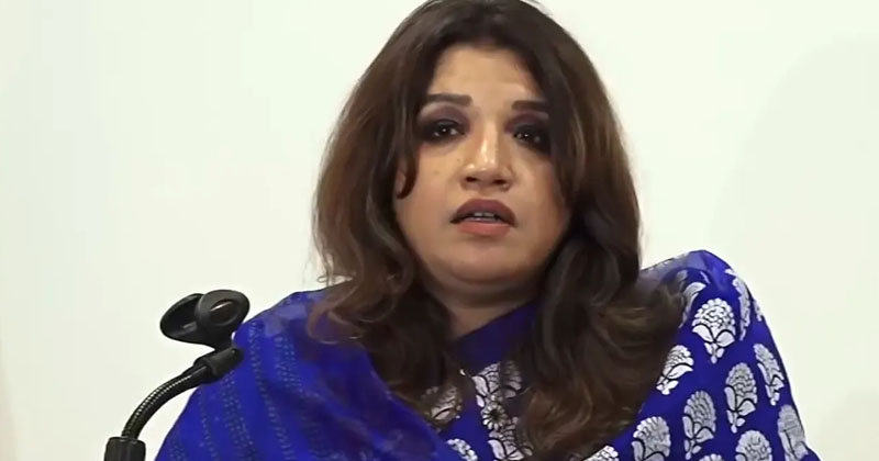 কথা বলছেন  শামা ওবায়েদ ইসলাম। ছবি সংগৃহীত