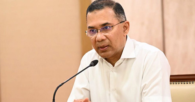 বৈঠকে বক্তব্য দিচ্ছেন তারেক রহমান