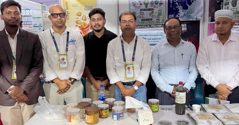 বাংলাদেশ ইনোভেশন ফেয়ারে হাবিপ্রবির শিক্ষক মারুফ উদ্ভাবিত ৯ খাদ্যপণ্য