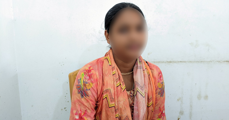 মেধাবী কিশোরী দৃষ্টি ছেত্রী। ছবি : প্রতিবেদক