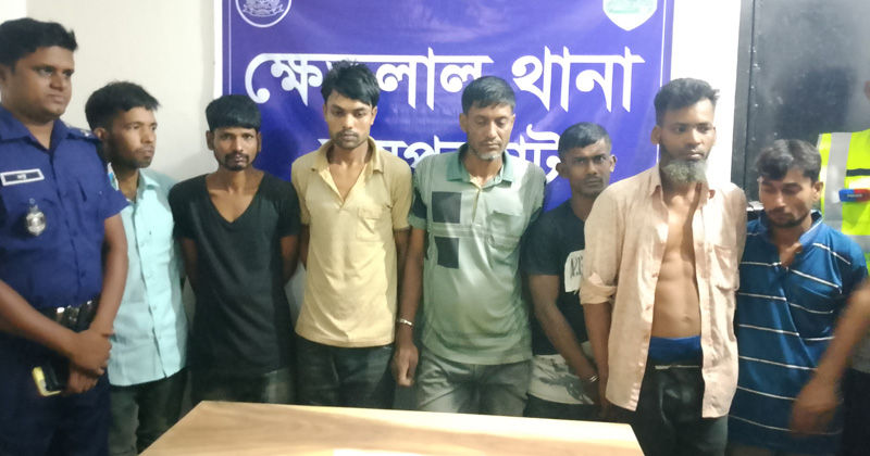 কোল্ড স্টোরে মাদকের আখড়া, ট্যাপেনটাডলসহ গ্রেপ্তার ৭
