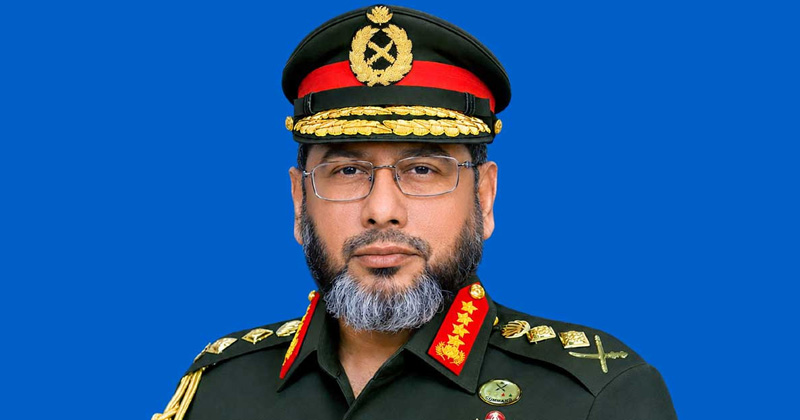সেনাপ্রধান জেনারেল ওয়াকার-উজ-জামান।