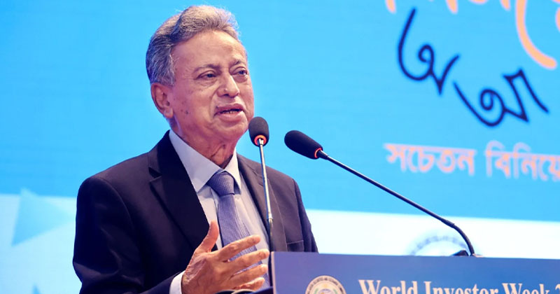 অর্থ ও পরিকল্পনামন্ত্রী আমির খসরু মাহমুদ চৌধুরী। সংগৃহীত ছবি