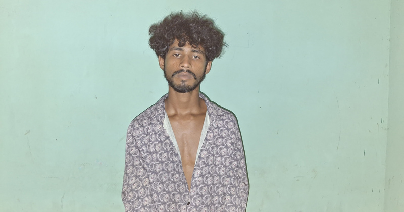 ঘাতক পুত্র ইয়াফিন মিয়া। ছবি : প্রতিনিধি