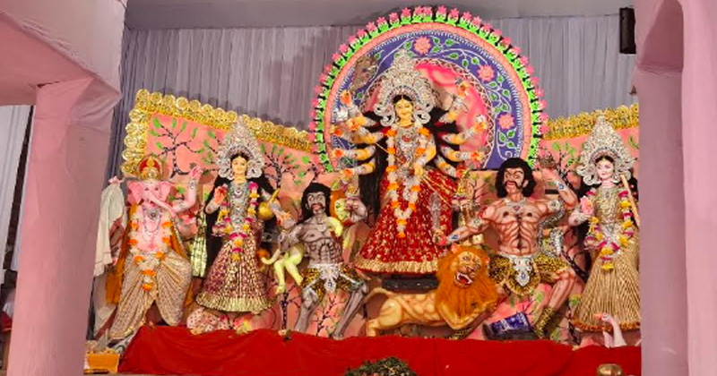 সম্প্রীতি রক্ষায় প্রস্তুত কাপাসিয়া, ৬৪ মণ্ডপে দুর্গাপূজা