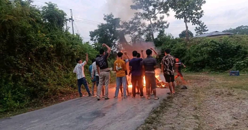 সাজেকে তৃতীয় দফায় অবরোধ, পর্যটক প্রবেশ বন্ধ