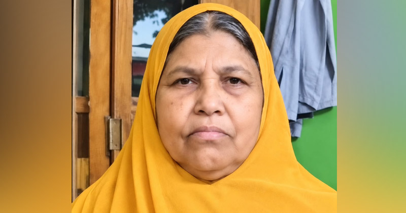 অভিযুক্ত শাশুড়ি রিজিয়া বেগম। ছবি: প্রতিনিধি