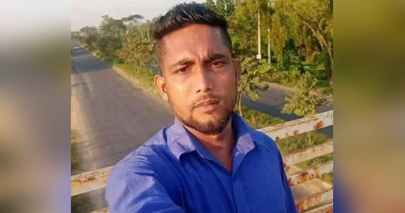 সাংবাদিককে হুমকিদাতা মনজুরুল হক। ছবি: প্রতিনিধি