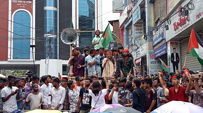 রাজশাহীতে রোডমার্চ টু জিরোপয়েন্ট কর্মসূচি পালিত