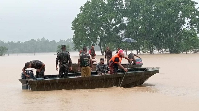 ভয়াবহ বন্যায় বিপর্যস্ত শেরপুর, মৃত্যু বেড়ে ৫